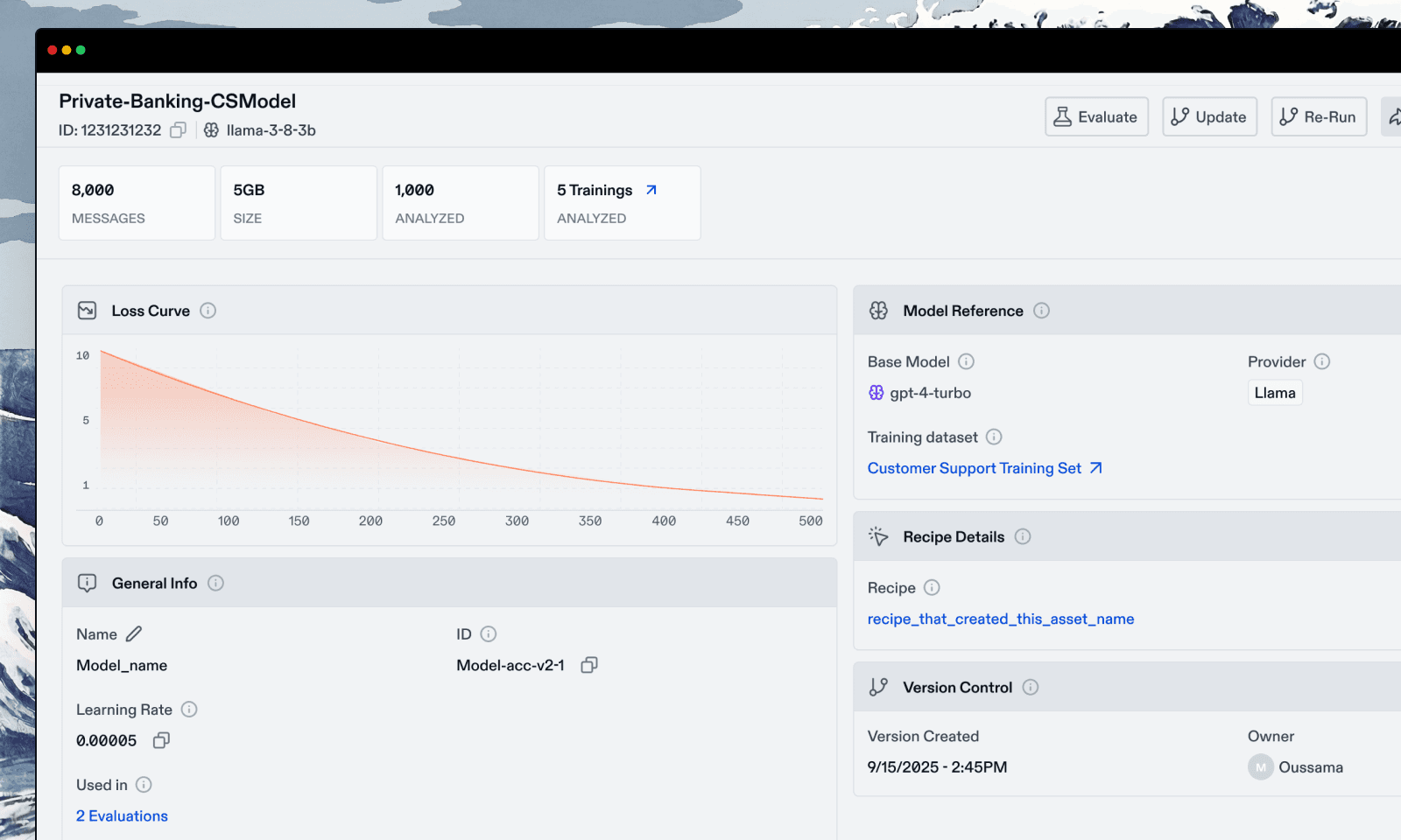 Train: Outperform frontier in hours, not quarters - Your competitors are paying 10× more to run generic models that aren't built for their task. In three training iterations — typically under two hours of active effort — your custom model surpasses frontier accuracy on your specific use case. That's a performance advantage and a cost advantage, compounding over time. This is done automatically, starting from one prompt.